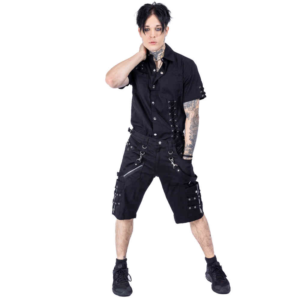 Vixxsin - Edham Pantalon court - Noir